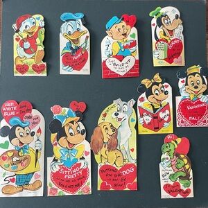 Vintage Disney Valentine Cards